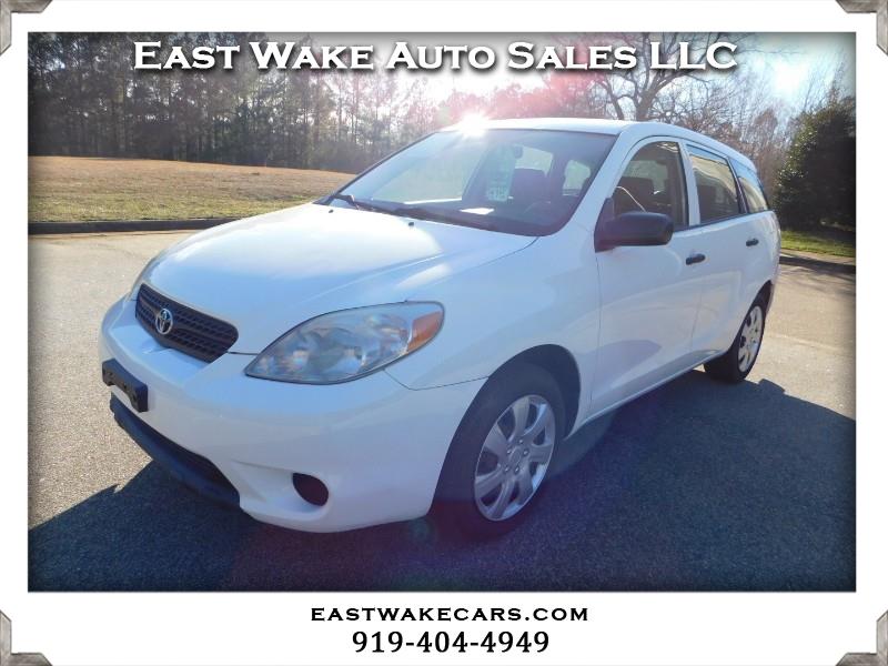 2006 White Toyota Matrix East Wake Auto Sales