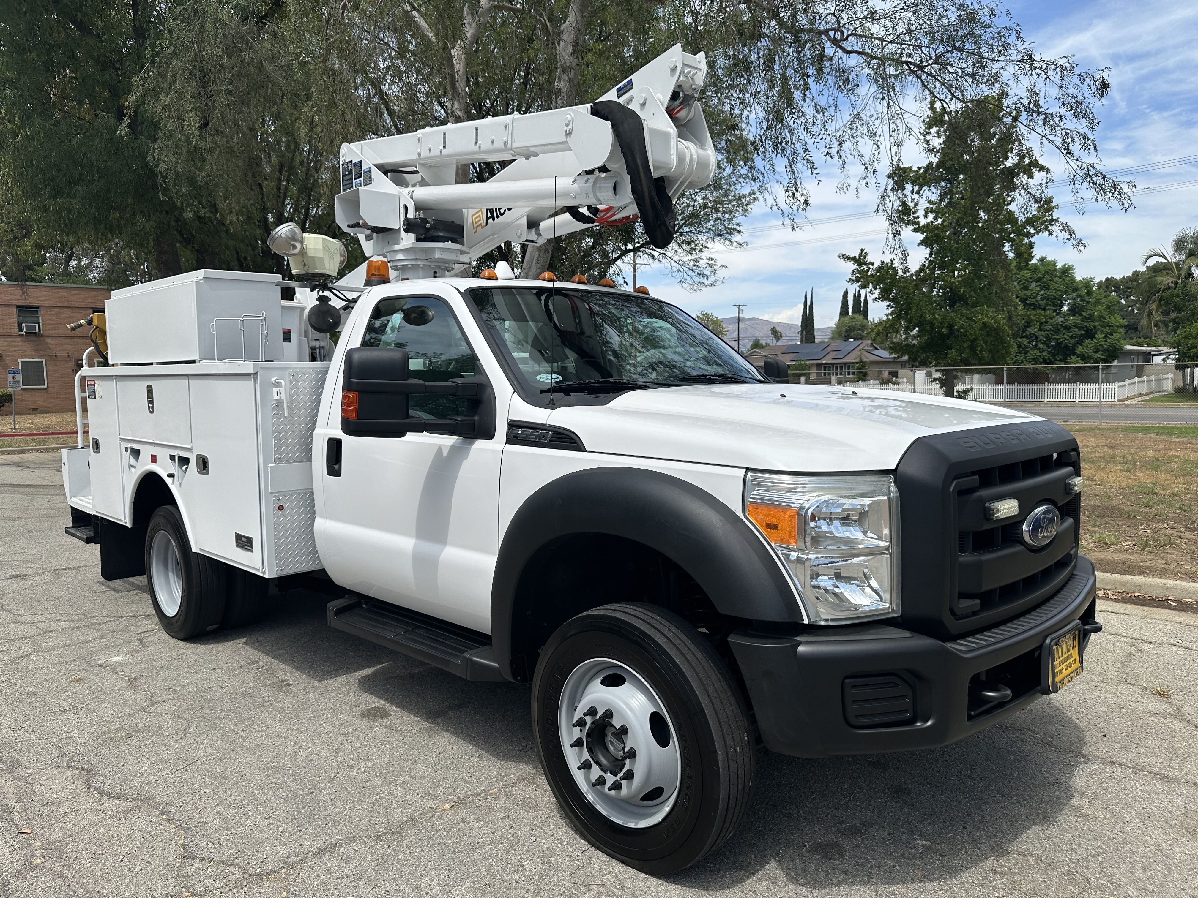 2013 Ford F-550 4x4 Bucket Truck, Boom Truck