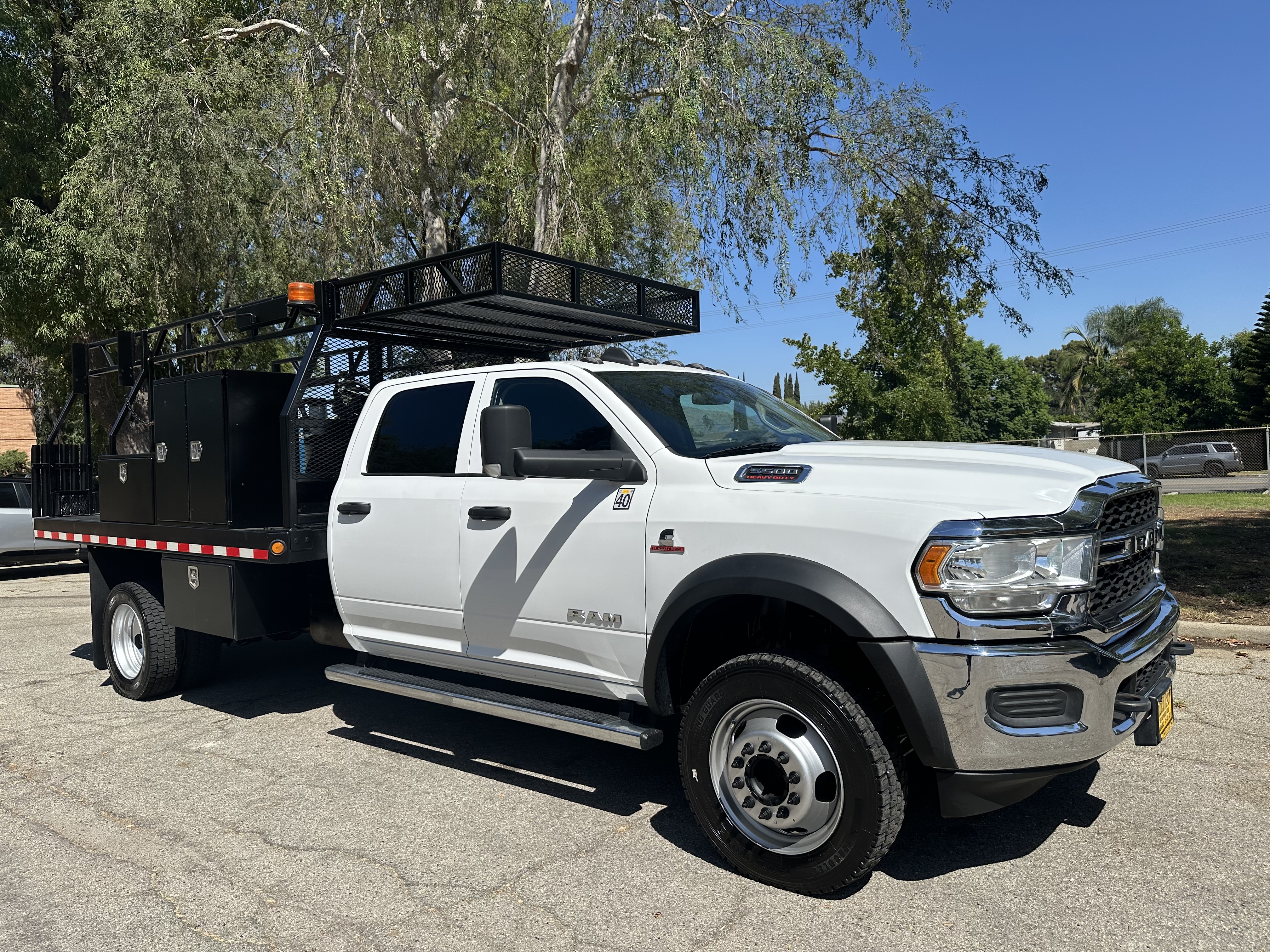 2019 Ram 5500 H.D. Crew Cab 4x4 Contractor Body with Welder