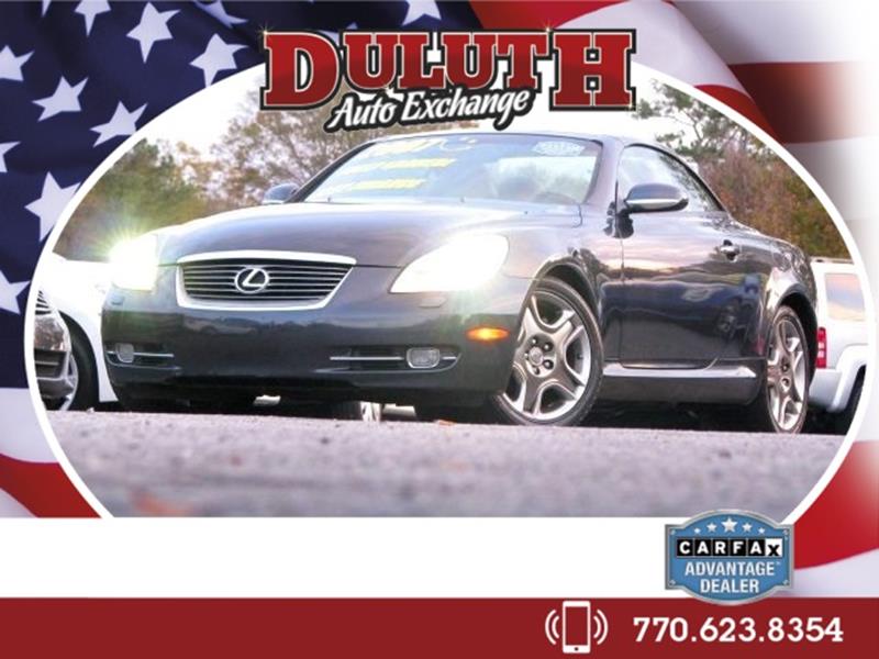 Duluth Car Dealerships >> 2007 Gray Lexus Sc 430 Duluth Auto Exchange Duluth Car Dealerships >> 2007 Gray Lexus Sc 430 Duluth Auto Exchange