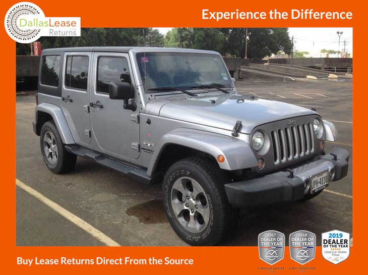 Jeep Wrangler Lease >> 2017 Silver Jeep Wrangler Unlimited Dallas Lease Returns Jeep Wrangler Lease >> 2017 Silver Jeep Wrangler Unlimited Dallas Lease Returns