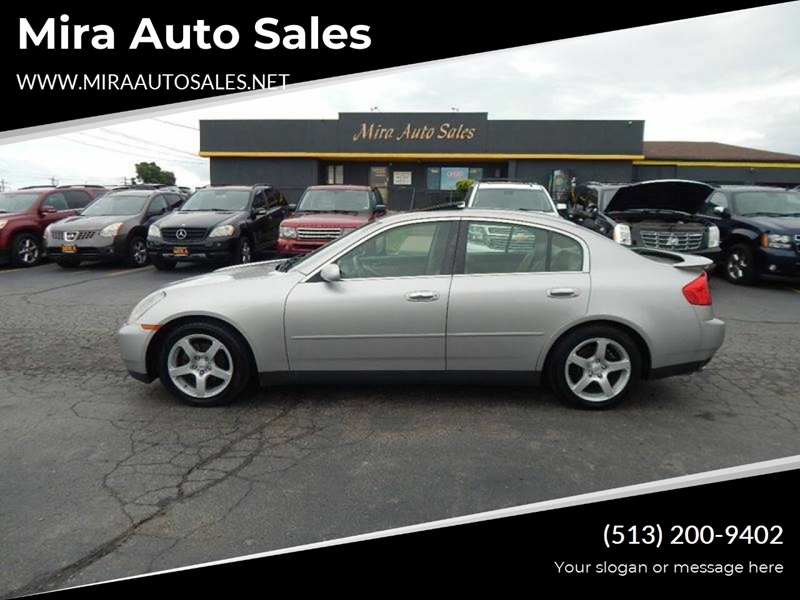 Mira Auto Sales >> 2003 Silver Infiniti G35 Over 200 Quality Pre Owned Mira Auto Sales >> 2003 Silver Infiniti G35 Over 200 Quality Pre Owned