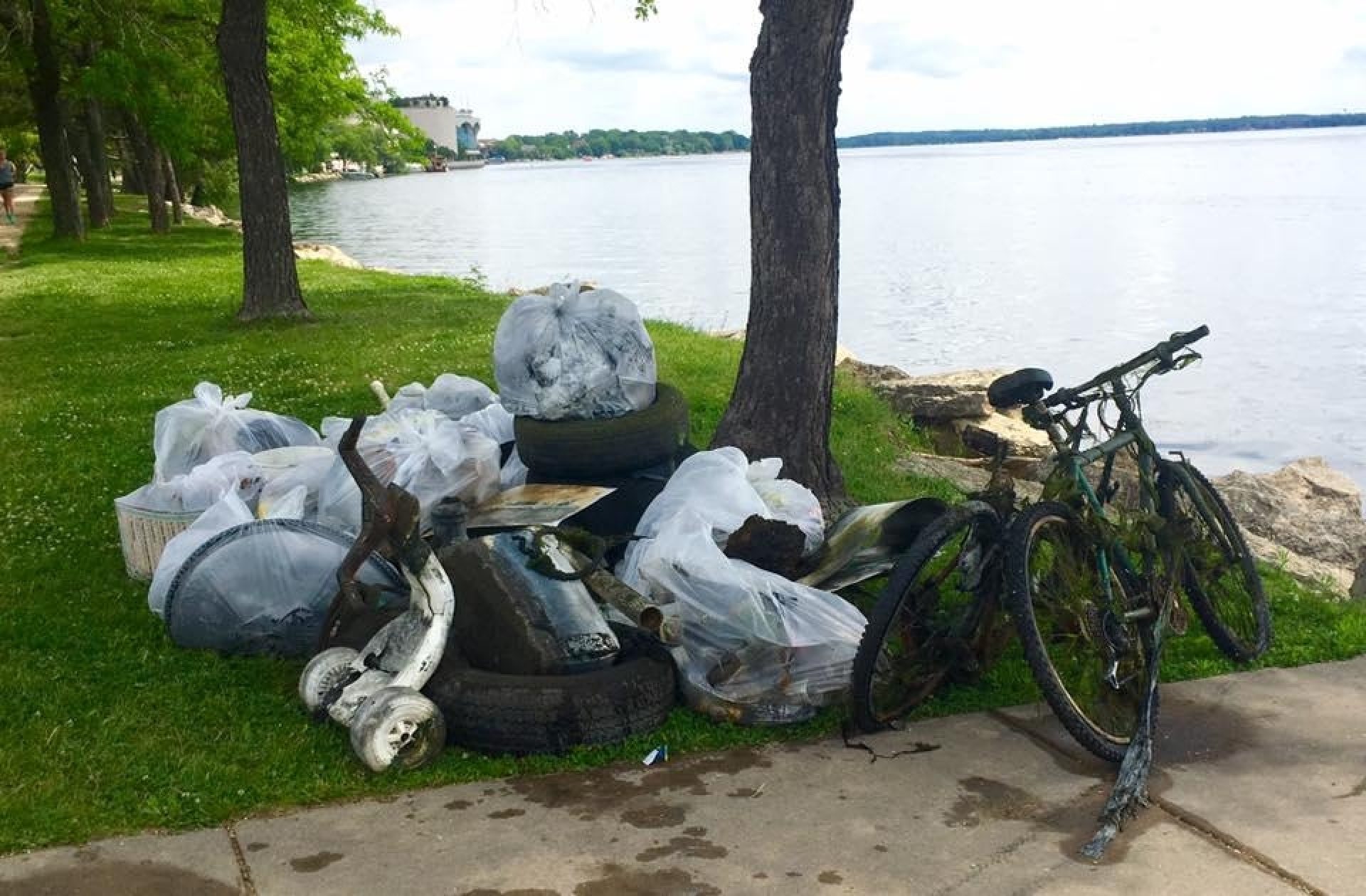 Scuba Trash Cleanup