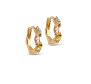 Enamel Laia Hoops