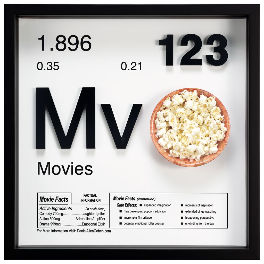 Periodic Table of Drugs and Addiction - Movies (Mv-123)
