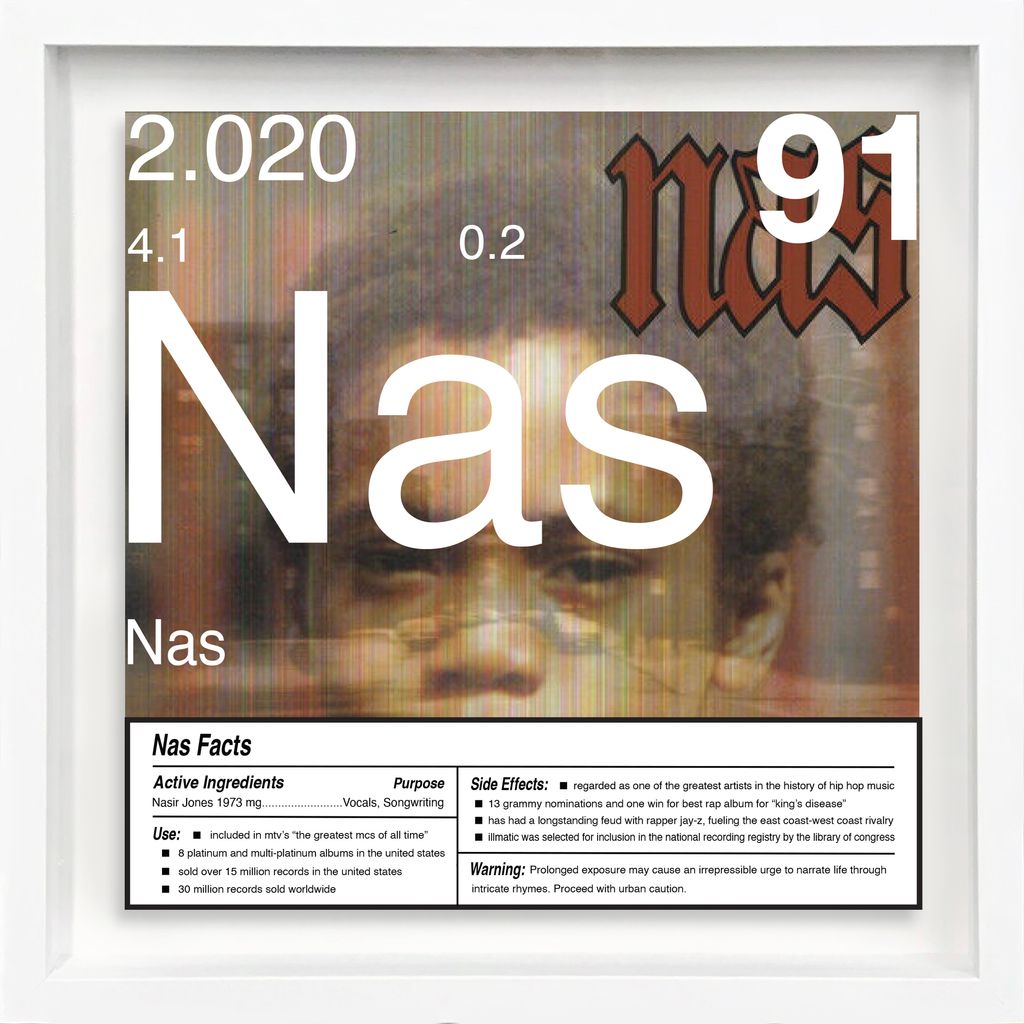 Periodic Table of Music - Nas - 91