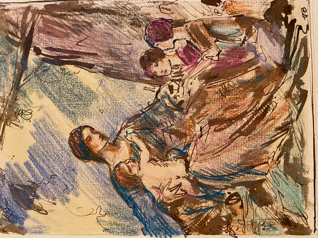 Woman and Children