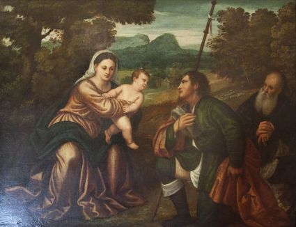 Madonna and Child with Saints Roch and Anthony Abbot