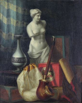 Still Life with Statue